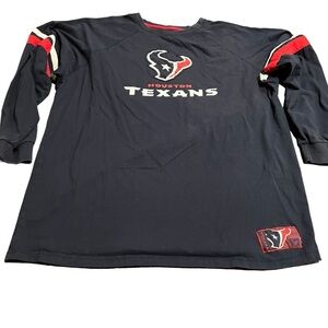 Majestic Men’s Houston Texans Long Sleeve T Shirt Size XXL